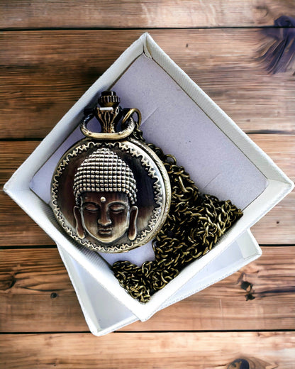 Kapesní hodinky "Buddha Time Elegance", možnost personalizace gravírováním