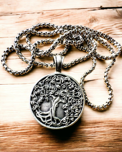 Amulet Stromu Života s Možností Gravírování - náhrdelník "Vitalita Přírody", personalizace