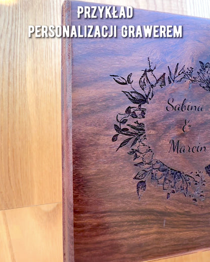 Velká Dřevěná Krabička na Kompas "Gilbert & Sons" s Možností Gravírování