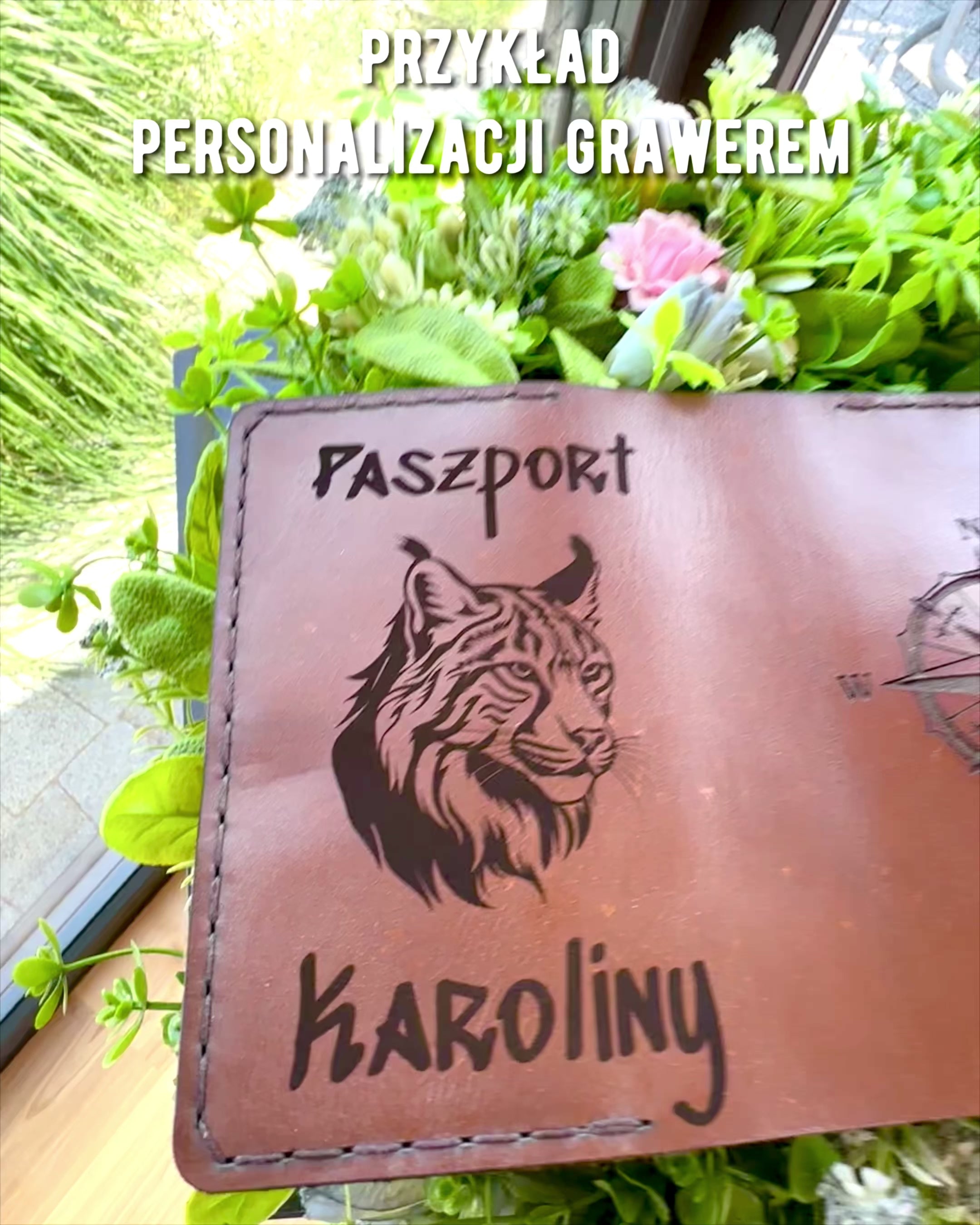 Etui "Cestovatele" - Kožené pouzdro na pas a personalizace gravírováním - 2 barevné varianty