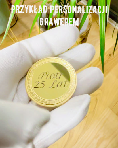 Prázdná Mince Výzvy s Možností Personalizace Gravírováním – Sběratelská, 40mm, tři modely