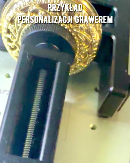 "Zlatý Majestát" - Luxusní Mechanické Kapesní Hodinky s Průhledným Jádrem. Personalizace gravírováním